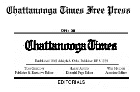 Chattanooga Times Editorial